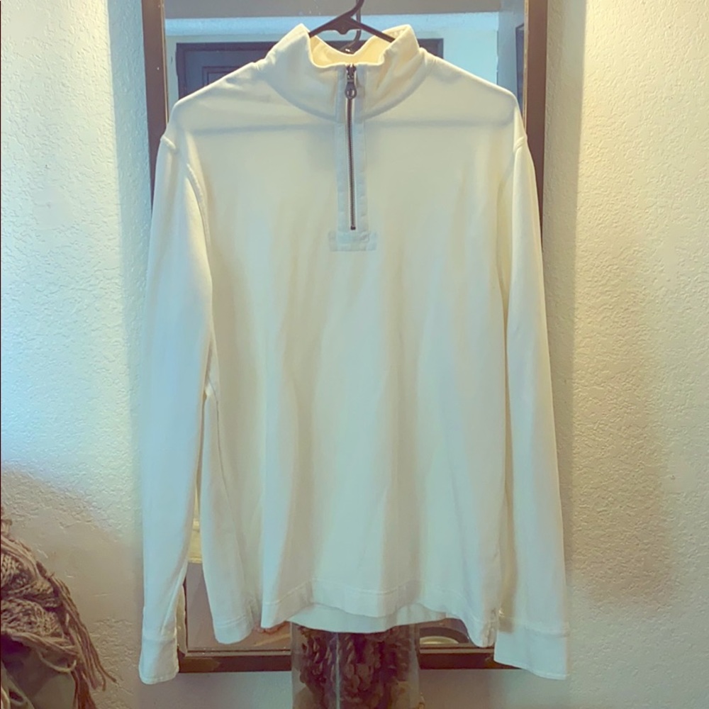 MED. MENS QUARTER ZIP LIGHT SWEATER